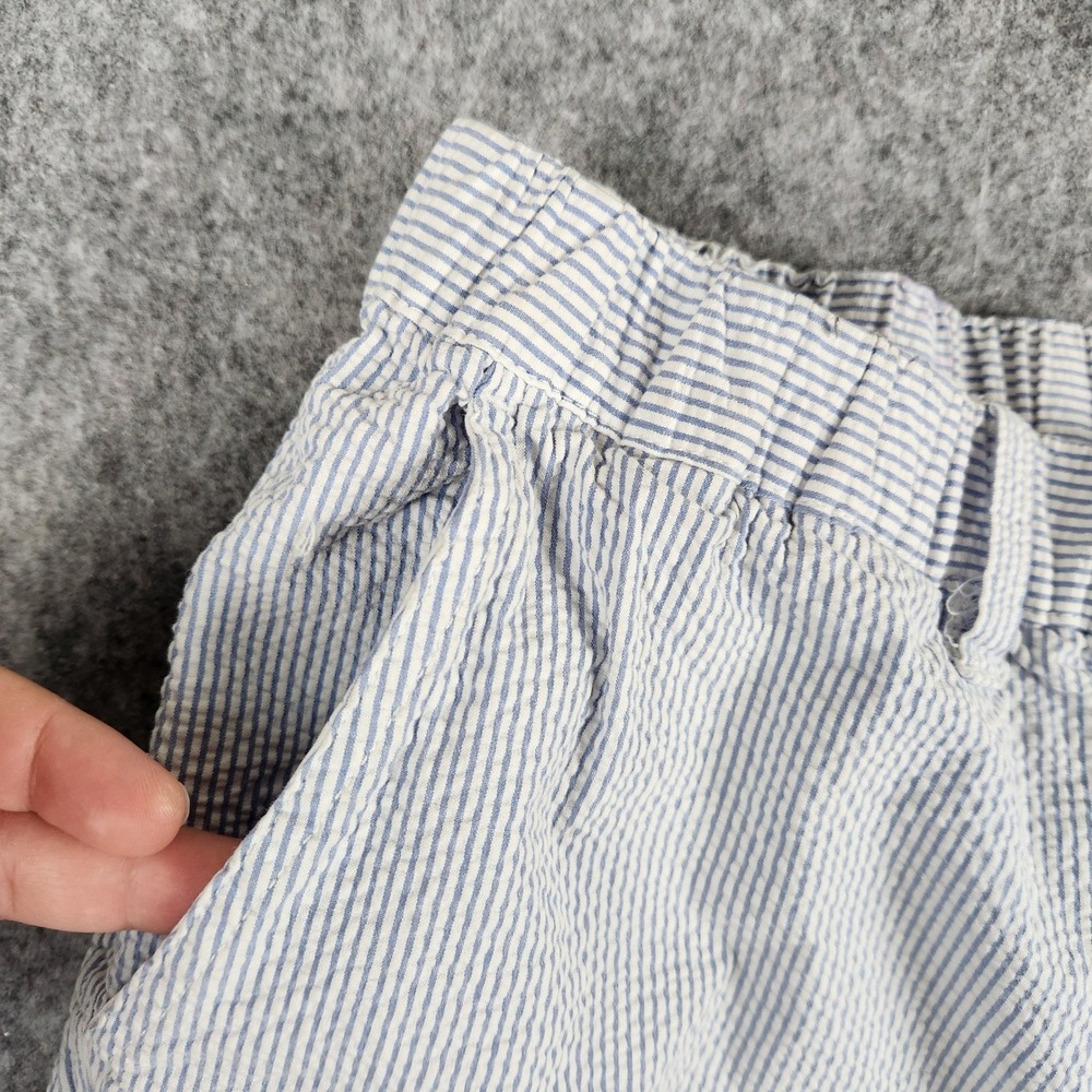 Chubbies Originals Shorts Men L Blue Seersucker Striped 5.5 Inseam Casual Summer - Picture 4 of 13